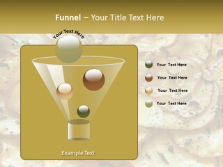 A Close Up Of A Plate Of Food With Potatoes PowerPoint Template