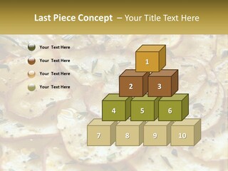 A Close Up Of A Plate Of Food With Potatoes PowerPoint Template