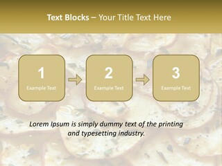 A Close Up Of A Plate Of Food With Potatoes PowerPoint Template
