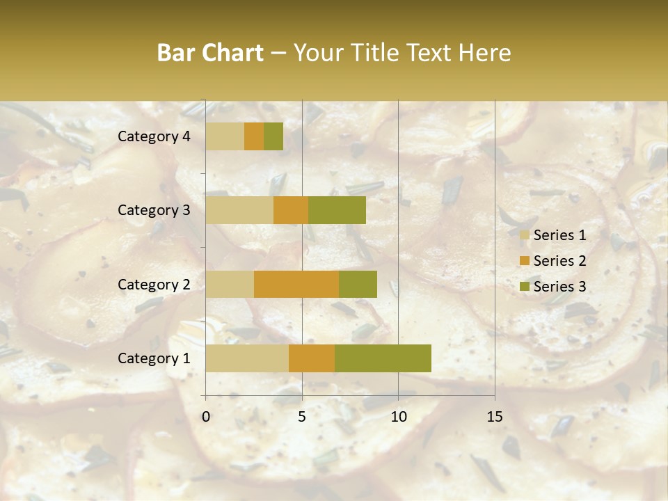 A Close Up Of A Plate Of Food With Potatoes PowerPoint Template