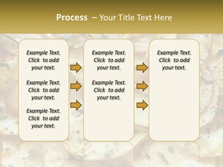 A Close Up Of A Plate Of Food With Potatoes PowerPoint Template