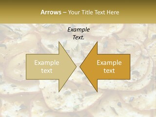 A Close Up Of A Plate Of Food With Potatoes PowerPoint Template