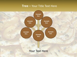 A Close Up Of A Plate Of Food With Potatoes PowerPoint Template