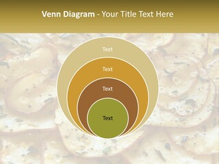 A Close Up Of A Plate Of Food With Potatoes PowerPoint Template