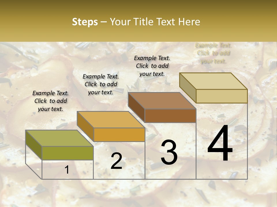 A Close Up Of A Plate Of Food With Potatoes PowerPoint Template