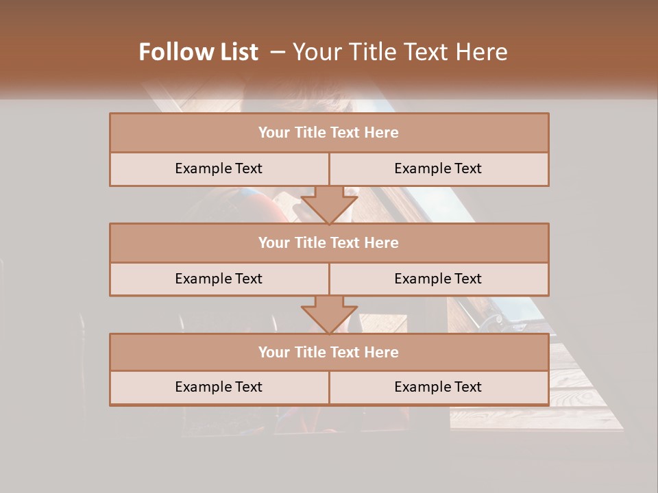 A Woman Sitting On A Bed Looking Out Of A Window PowerPoint Template