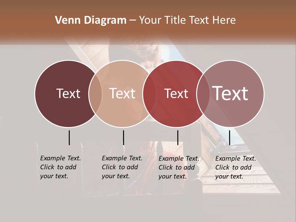 A Woman Sitting On A Bed Looking Out Of A Window PowerPoint Template