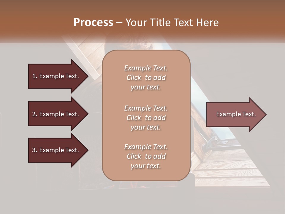 A Woman Sitting On A Bed Looking Out Of A Window PowerPoint Template