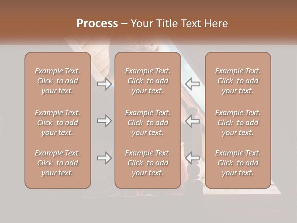 A Woman Sitting On A Bed Looking Out Of A Window PowerPoint Template