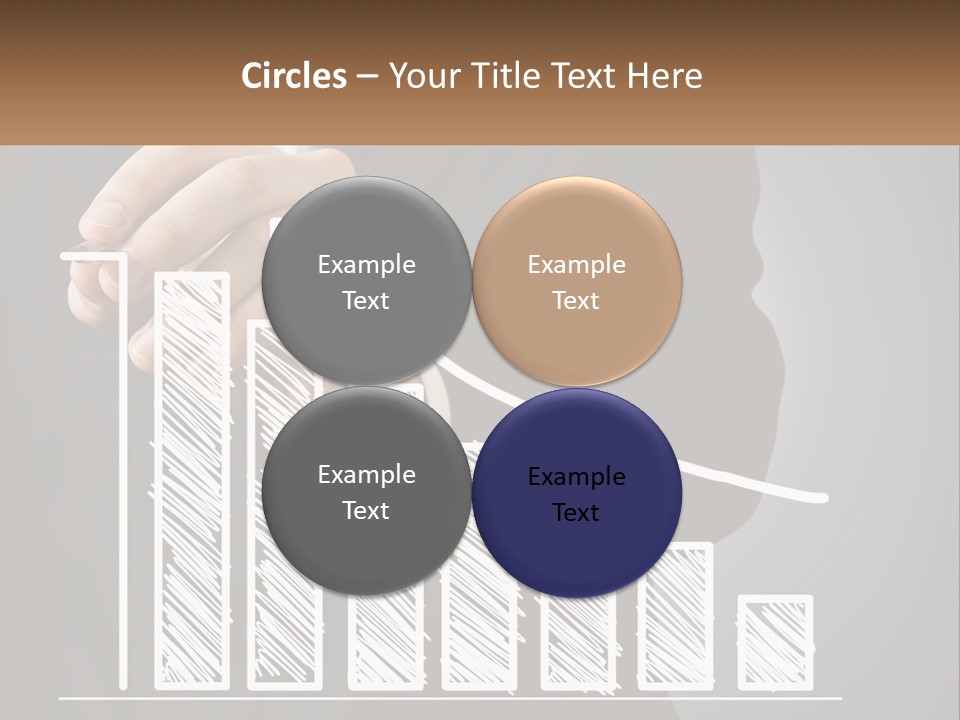 A Business Man Drawing A Graph On A Screen PowerPoint Template