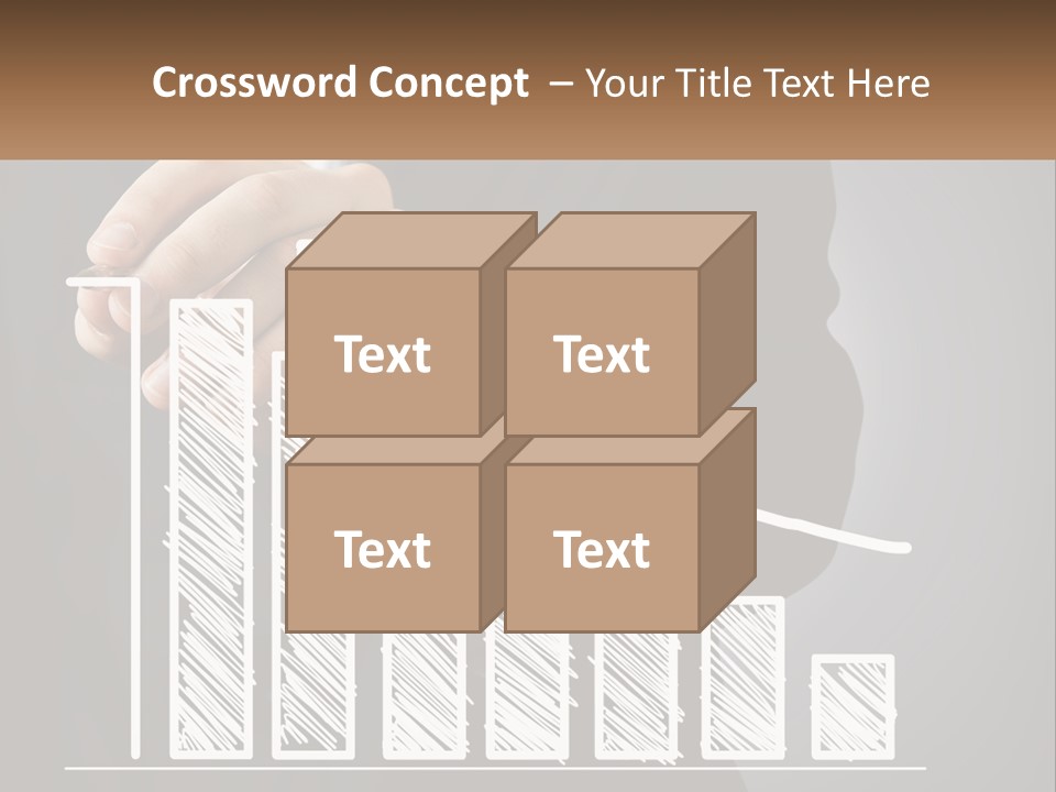 A Business Man Drawing A Graph On A Screen PowerPoint Template