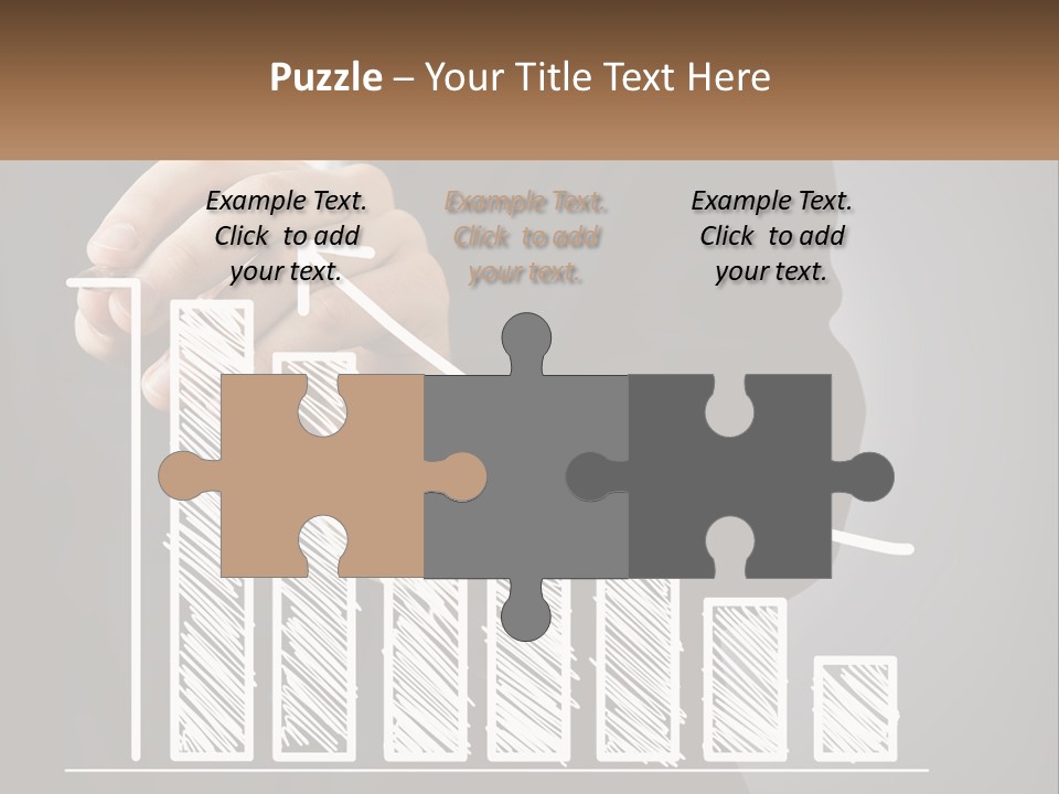 A Business Man Drawing A Graph On A Screen PowerPoint Template