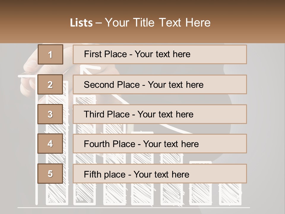 A Business Man Drawing A Graph On A Screen PowerPoint Template