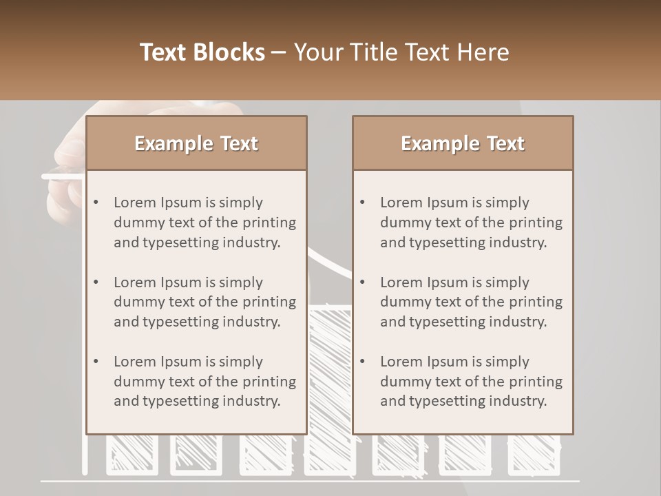 A Business Man Drawing A Graph On A Screen PowerPoint Template