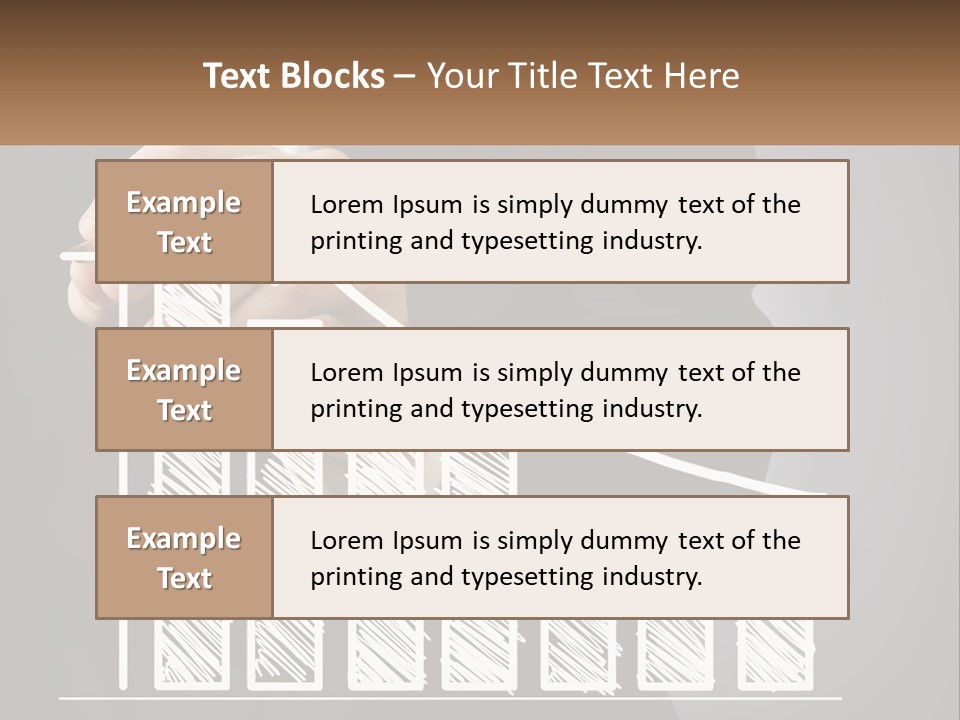 A Business Man Drawing A Graph On A Screen PowerPoint Template