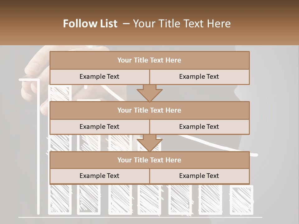 A Business Man Drawing A Graph On A Screen PowerPoint Template