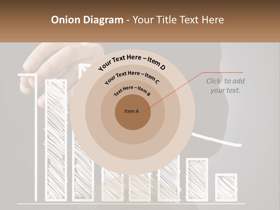 A Business Man Drawing A Graph On A Screen PowerPoint Template