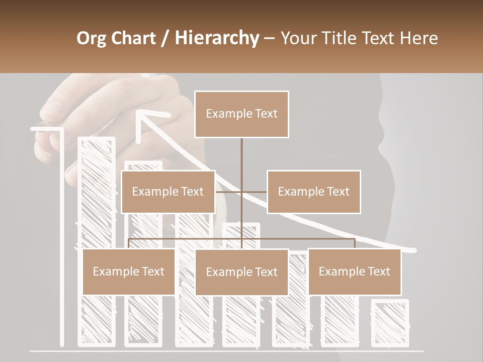 A Business Man Drawing A Graph On A Screen PowerPoint Template