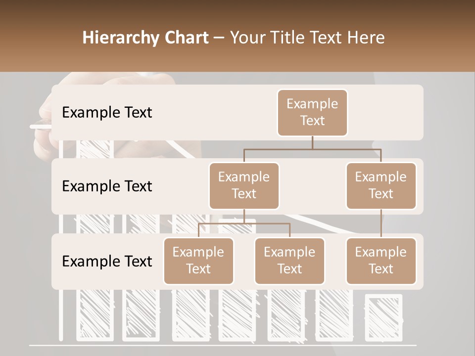 A Business Man Drawing A Graph On A Screen PowerPoint Template