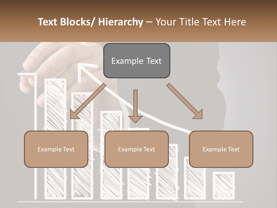 A Business Man Drawing A Graph On A Screen PowerPoint Template
