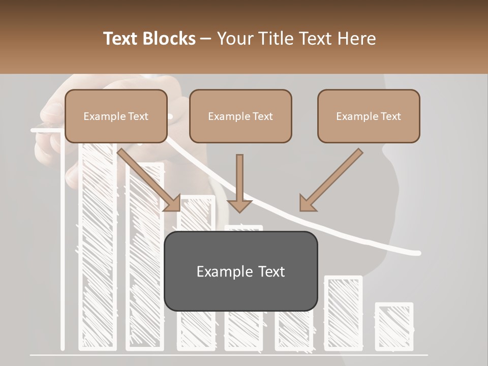 A Business Man Drawing A Graph On A Screen PowerPoint Template