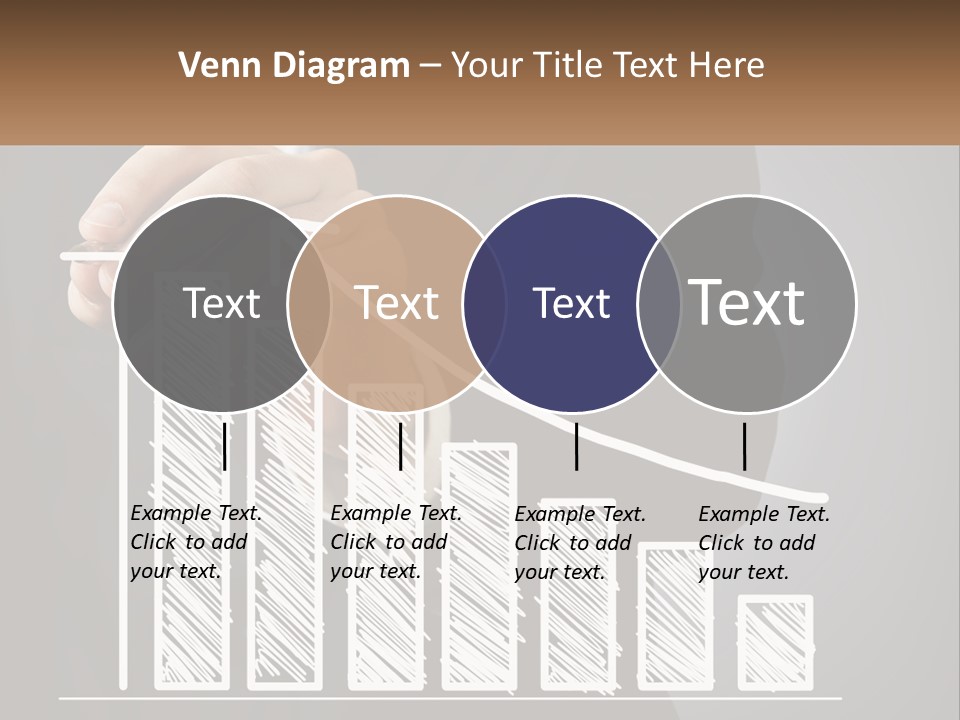 A Business Man Drawing A Graph On A Screen PowerPoint Template