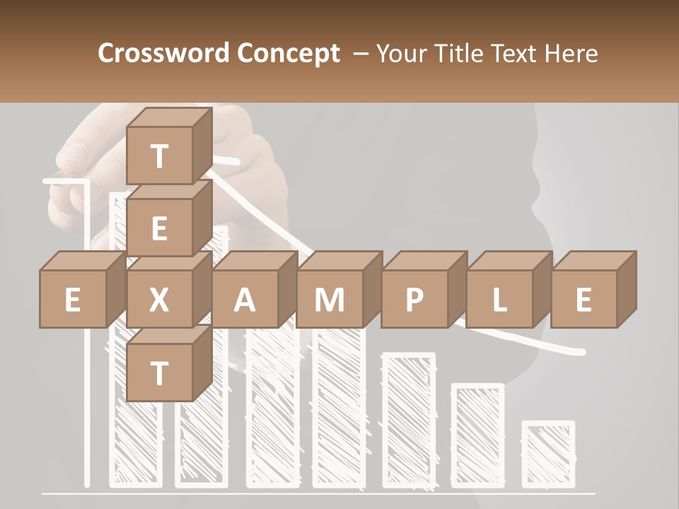 A Business Man Drawing A Graph On A Screen PowerPoint Template