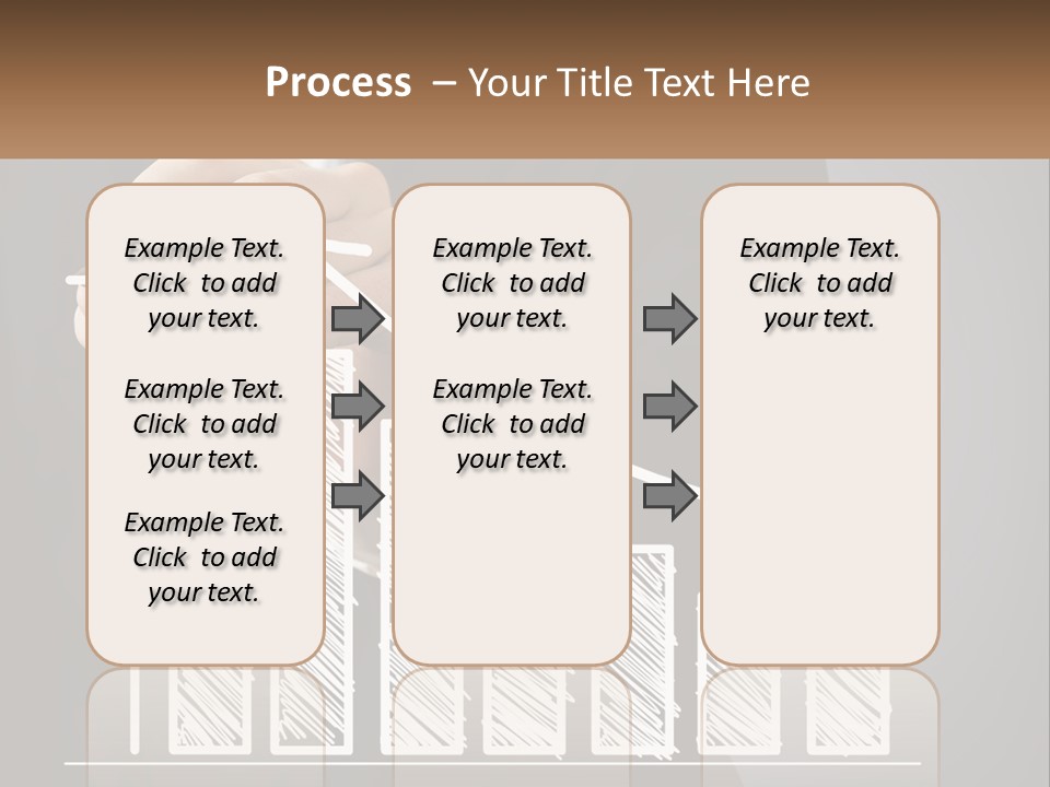 A Business Man Drawing A Graph On A Screen PowerPoint Template