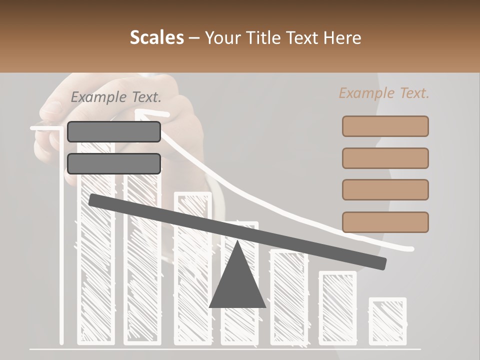 A Business Man Drawing A Graph On A Screen PowerPoint Template