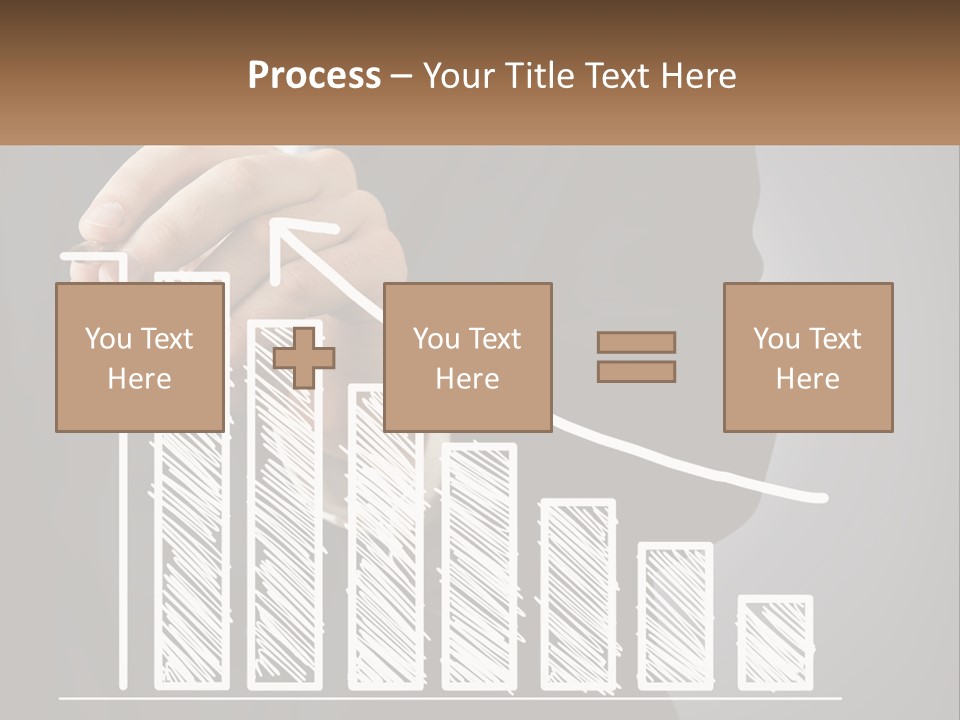 A Business Man Drawing A Graph On A Screen PowerPoint Template