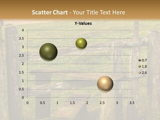 A Wooden Bench Sitting On Top Of A Lush Green Field PowerPoint Template