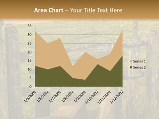 A Wooden Bench Sitting On Top Of A Lush Green Field PowerPoint Template