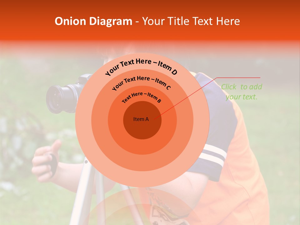 A Young Boy Taking A Picture With A Camera PowerPoint Template