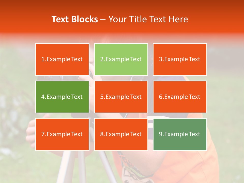 A Young Boy Taking A Picture With A Camera PowerPoint Template