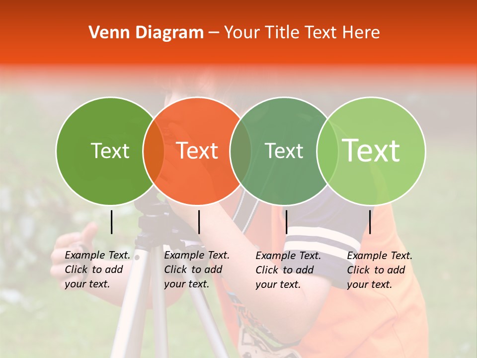 A Young Boy Taking A Picture With A Camera PowerPoint Template