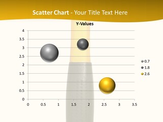 A Hammer With A Yellow Handle On A White Background PowerPoint Template