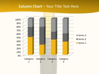 A Hammer With A Yellow Handle On A White Background PowerPoint Template