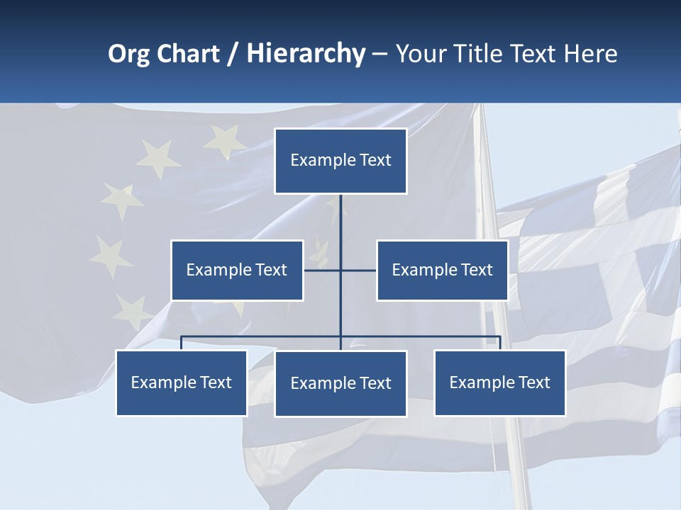 Two Flags Are Flying In The Wind With A Blue Sky In The Background PowerPoint Template