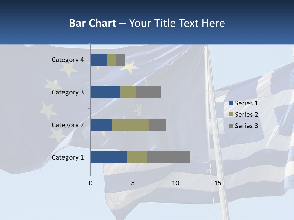 Two Flags Are Flying In The Wind With A Blue Sky In The Background PowerPoint Template