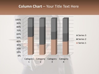 A Man Holding A Plate With A House On It PowerPoint Template