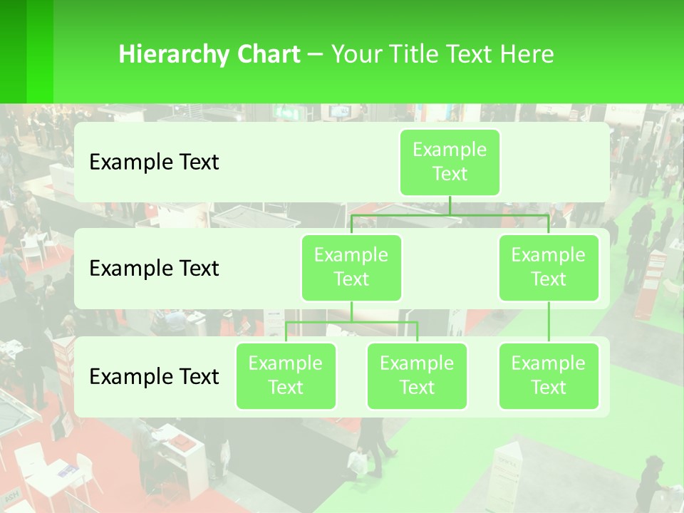 A Large Group Of People Standing Around A Booth PowerPoint Template