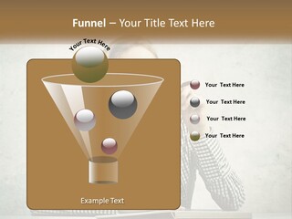 A Woman Sitting At A Table With A Pen In Her Mouth PowerPoint Template