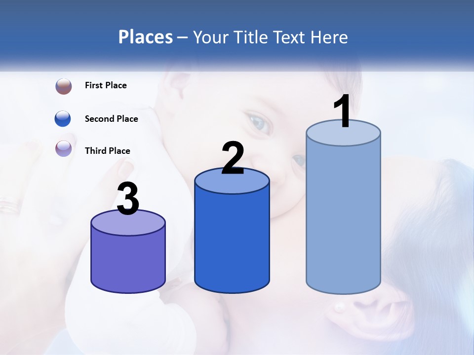 A Woman Holding A Baby In Her Arms PowerPoint Template