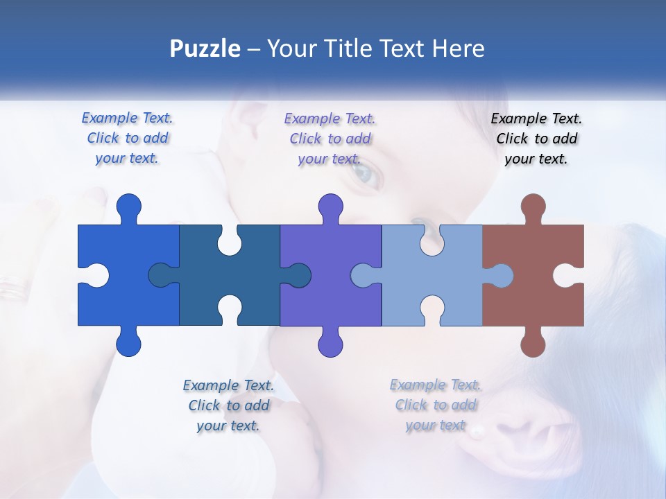 A Woman Holding A Baby In Her Arms PowerPoint Template