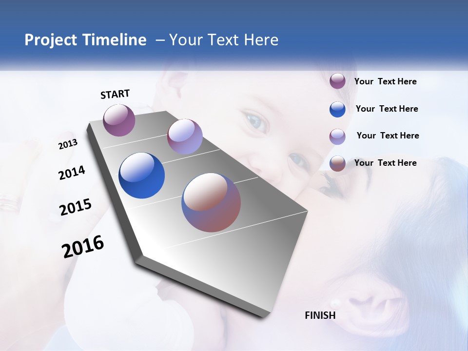 A Woman Holding A Baby In Her Arms PowerPoint Template