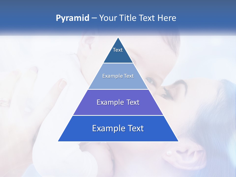 A Woman Holding A Baby In Her Arms PowerPoint Template