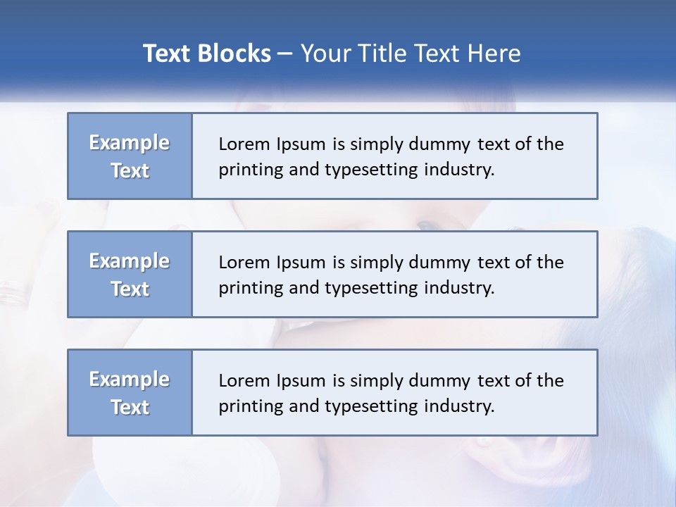 A Woman Holding A Baby In Her Arms PowerPoint Template