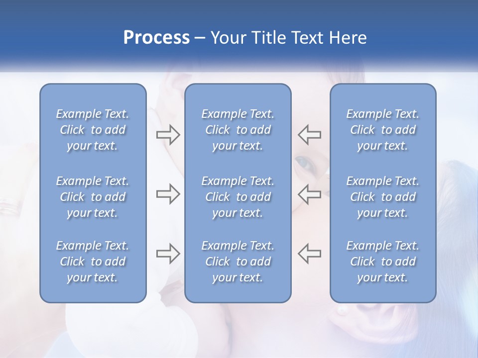 A Woman Holding A Baby In Her Arms PowerPoint Template