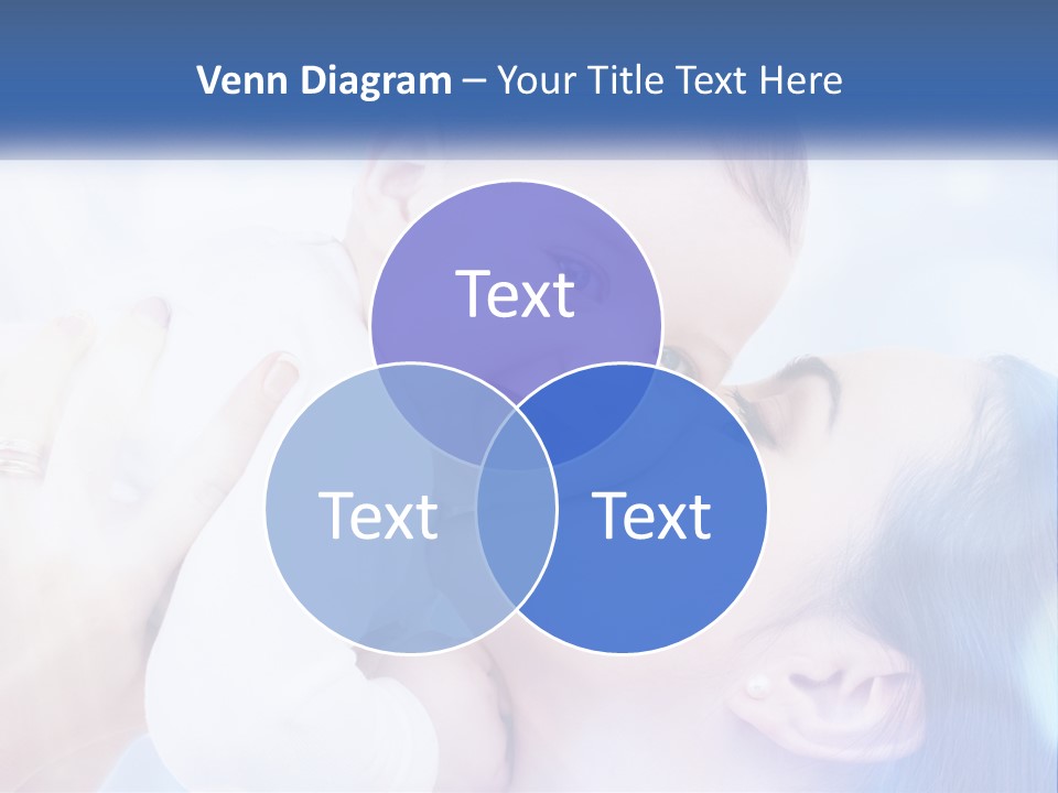 A Woman Holding A Baby In Her Arms PowerPoint Template