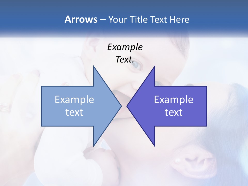 A Woman Holding A Baby In Her Arms PowerPoint Template